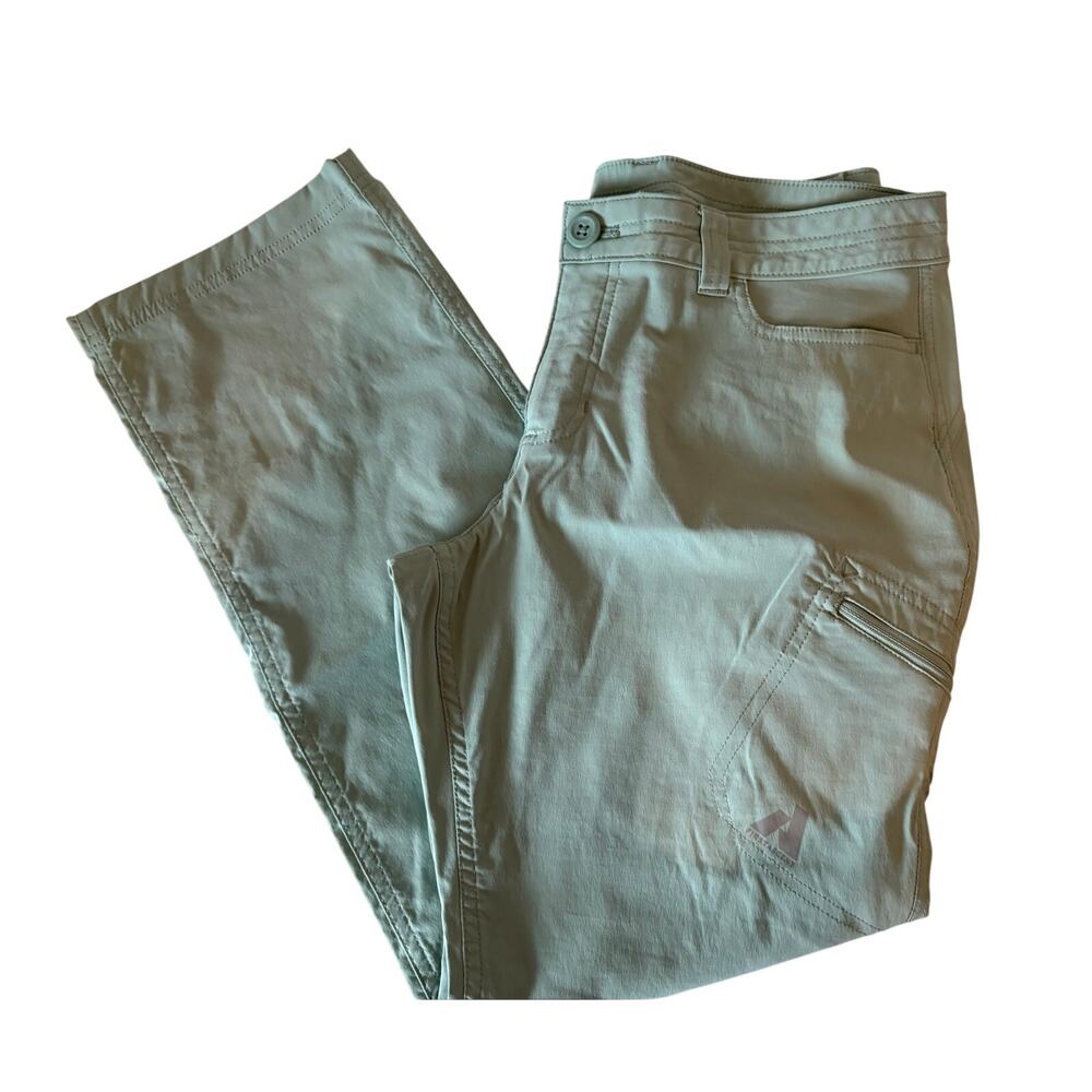 Eddie Bauer First Ascent pants light green women's Petite 10